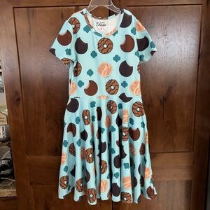 Girl Scout Cookies dress by Little Dress Shoppe, size 10